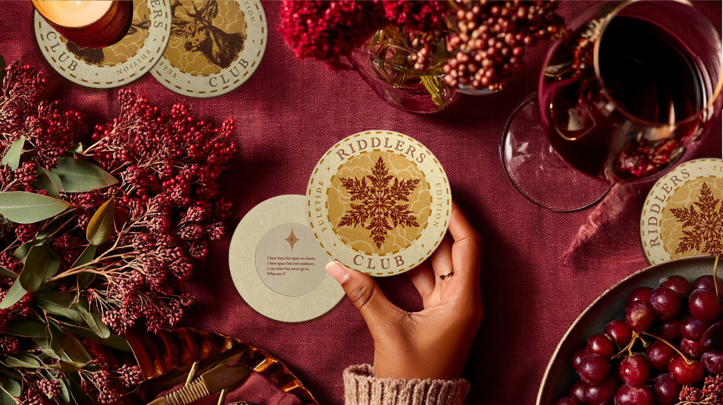 Family Christmas Riddle Game - Christmas Entertainment decor