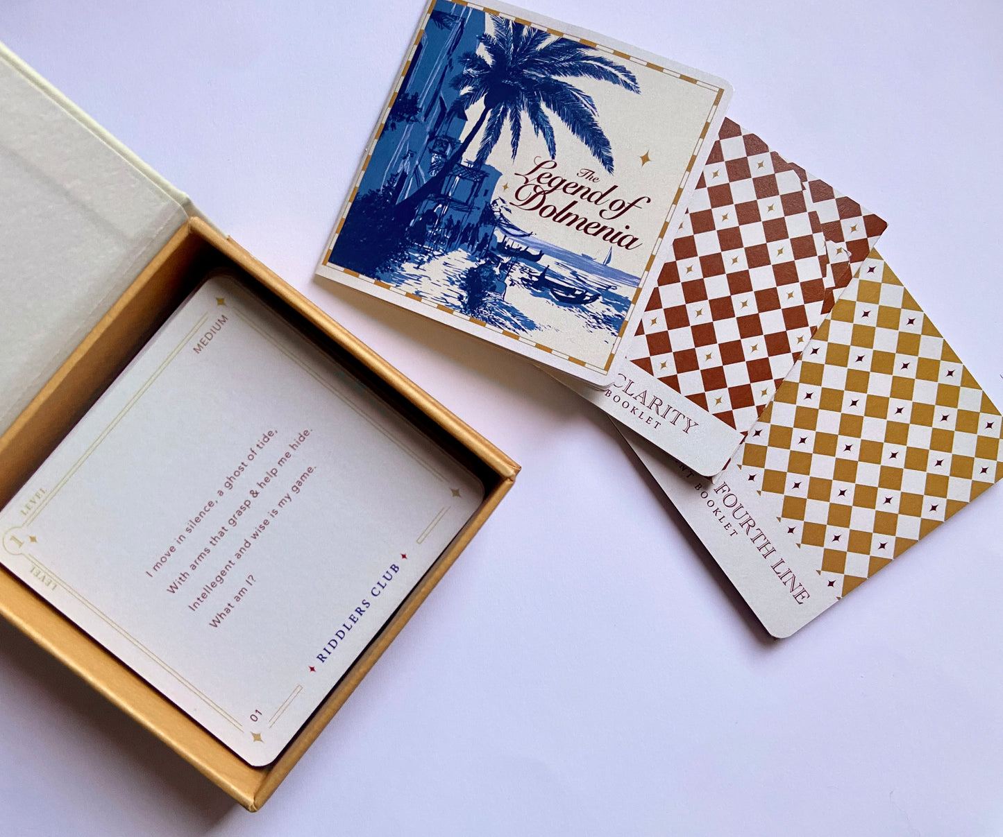 Island Adventure Cozy Card Game | Screen-Free Riddle Game for Adults | Relaxing Evening Activity | Made in UK