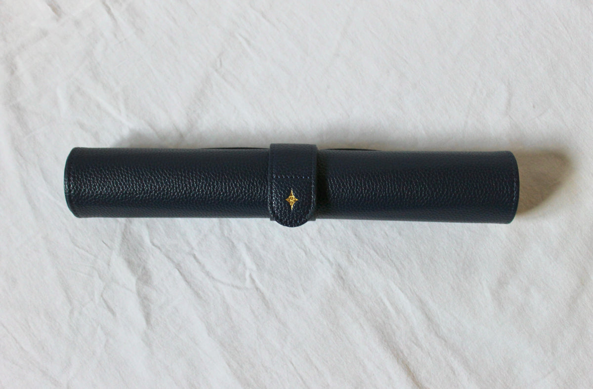 Navy Travel Backgammon Set